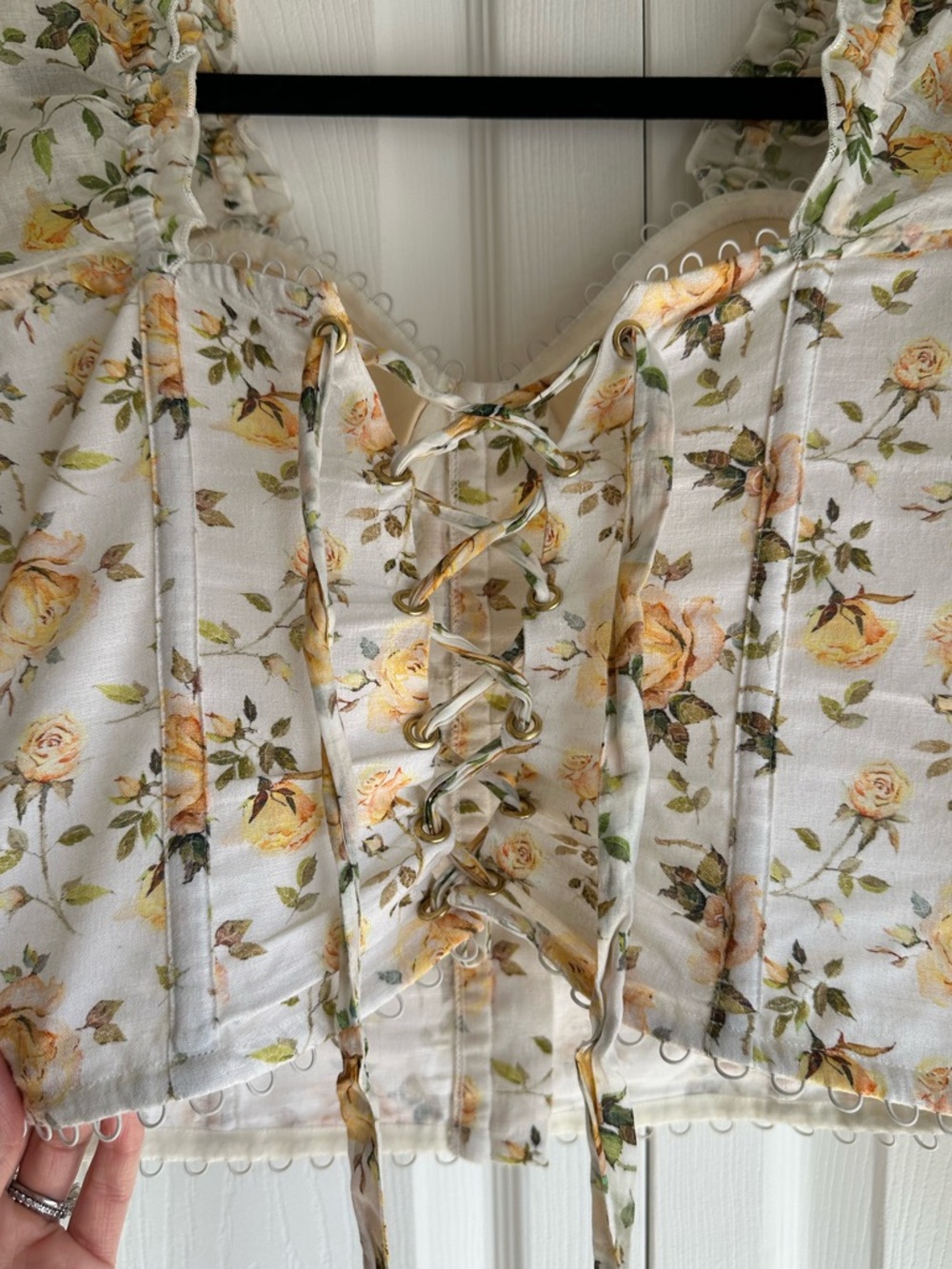 V. Chapman x REVOLVE Jasmine Top in Capri Rose - Picture 6 of 7